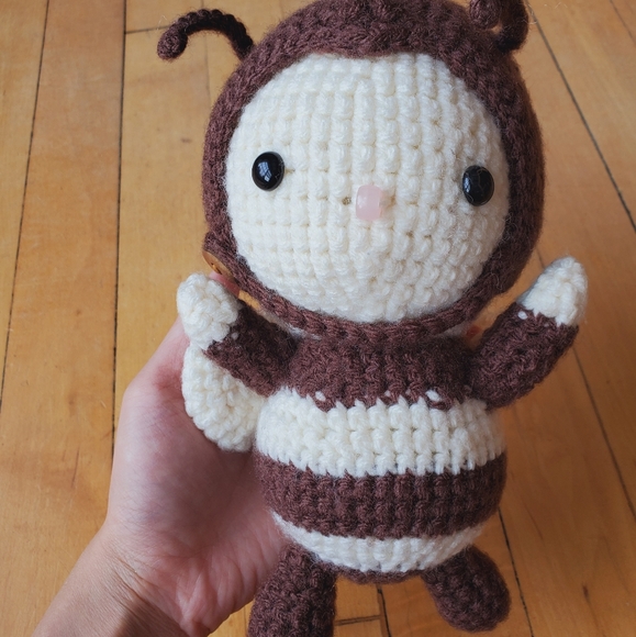 Handmade Crocheted Bee - Picture 1 of 5
